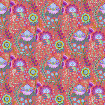 Sunseekers AMT197-56V Seeking Coral by Anna Marie Textiles