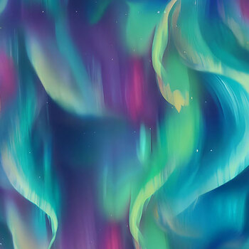 Dancing Lights DP29391-49 Aurora Scenic Midnight Multi by Northcott Fabrics
