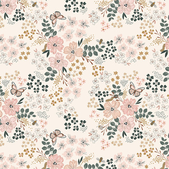 Meadowlight MEAD-6477 Ecru by Ria Green for P&B Textiles