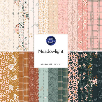 Meadowlight  10" Squares by Ria Green for P&B Textiles