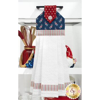  Hanging Towel Precut Kit - American Gatherings III - Blue