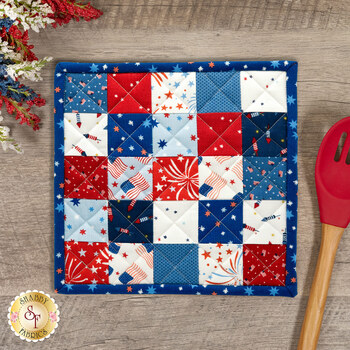  Fusible Grid Hot Pad Kit - Firecracker
