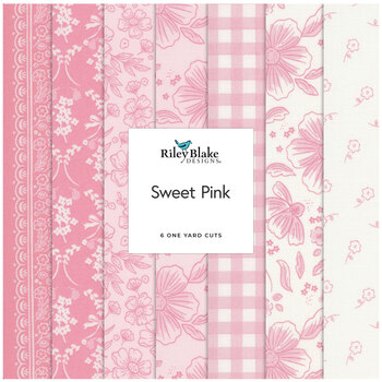 Sweet Pink  One Yard Bundle by My Mind's Eye for Riley Blake Designs