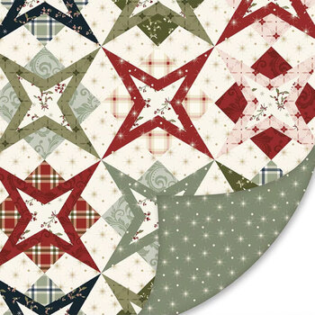 Double Lush Velvet LV18116 Christmas Greetings by Sandy Gervais for Riley Blake Designs