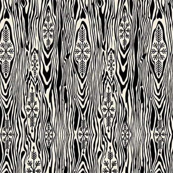 Yule Log FNTP006.INK Holiday Homies Flannel by Tula Pink for FreeSpirit Fabrics