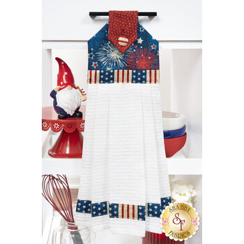  Hanging Towel Precut Kit - American Heartland - Fireworks