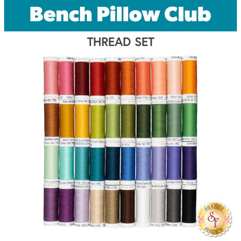  Bench Pillow Club Appliqué Thread Set - RESERVE