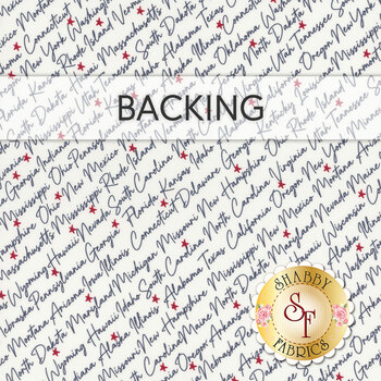  God and Country Quilt Kit Backing