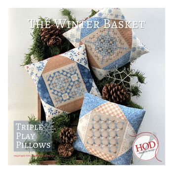 The Winter Basket - Triple Play Pillows Cross Stitch Pattern