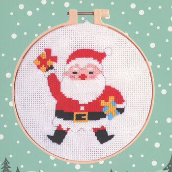 Holiday Cross Stitch Kit - Santa
