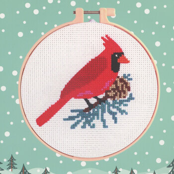 Holiday Cross Stitch Kit - Cardinal