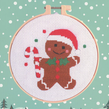 Holiday Cross Stitch Kit - Gingerbread