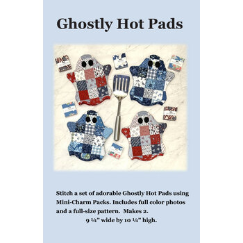 Ghostly Hot Pads Pattern - PDF Download