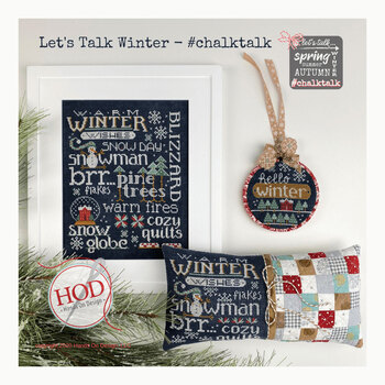 Let's Talk Winter Cross Stitch Pattern