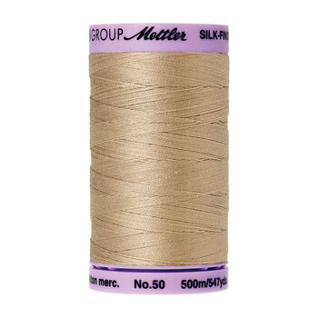 Mettler Silk-Finish 50wt Cotton Thread #0844 Straw - 547 yds