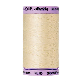 Mettler Silk-Finish 50wt Cotton Thread #0810 Muslin - 547 yds