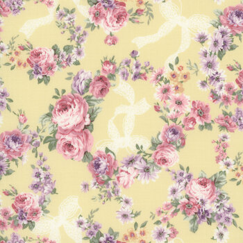 Ruru Bouquet - Rose Wreath RU2530-12D by Quilt Gate