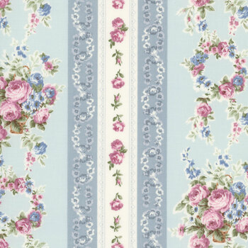 Ruru Bouquet - Rose Wreath RU2530-13C by Quilt Gate