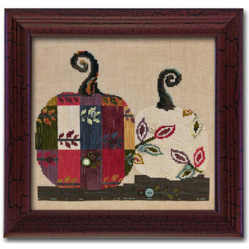 Bittersweet Pumpkins Cross Stitch Pattern