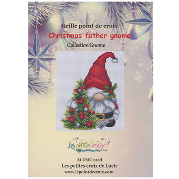 Christmas Father Gnome Cross Stitch Pattern