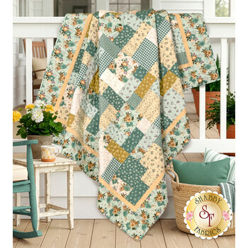  Easy as ABC and 123 Quilt Kit - Renew - Teal
