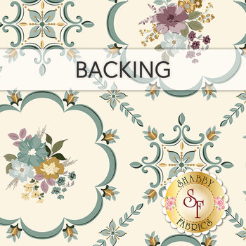  Easy as ABC and 123 Quilt Kit - Renew Backing - Teal
