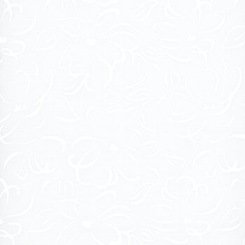 Banyan Classics 81200-10 Flower White by Banyan Batiks for Northcott Fabrics