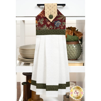  Hanging Towel Precut Kit - Quail Run - Red