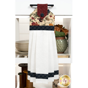  Hanging Towel Precut Kit - Quail Run - Cream