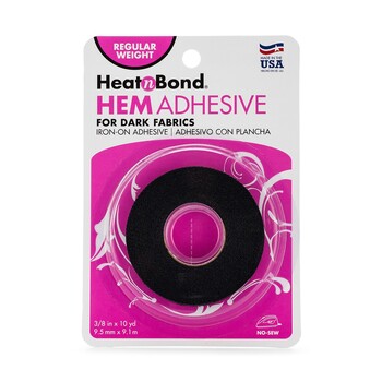 Heat n Bond Hem Adhesive Tape Regular Weight - For Dark Fabric