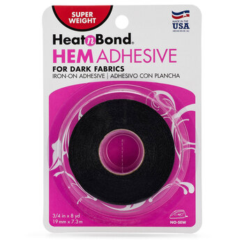 Heat n Bond Hem Adhesive Tape Super Weight - For Dark Fabric