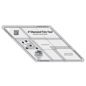 Creative Grids Non-Slip Diamond Trim Tool 6"