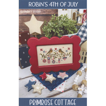 Robins 4th of July Cross Stitch Pattern