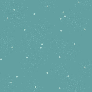 Dainty Daisy C665-WEDGEWOOD by Beverly McCullough for Riley Blake Designs