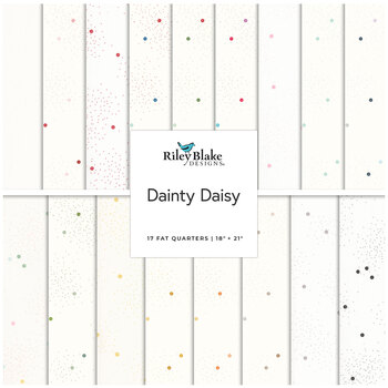 Dainty Daisy  Fat Quarter Bundle Beverly McCullough for Riley Blake Designs