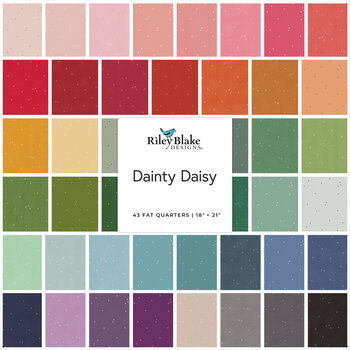 Dainty Daisy  Fat Quarter Bundle Beverly McCullough for Riley Blake Designs