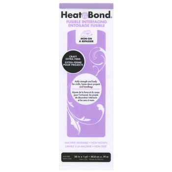 Heat n Bond Iron-on Adhesive - Non-Woven Craft Fusible Extra Firm