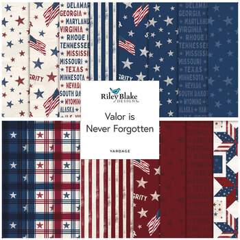 Valor Is Never Forgotten  Yardage by Tara Reed for Riley Blake Designs