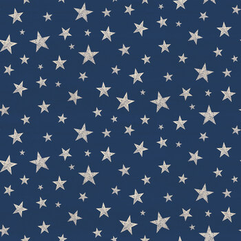 Valor Is Never Forgotten C18884-BLUECREAM by Tara Reed for Riley Blake Designs