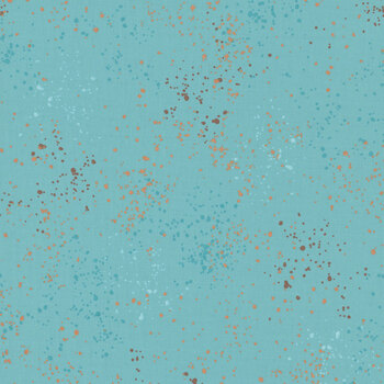 Speckled Metallic RS5027-72M Turquoise by Ruby Star Society for Moda Fabrics