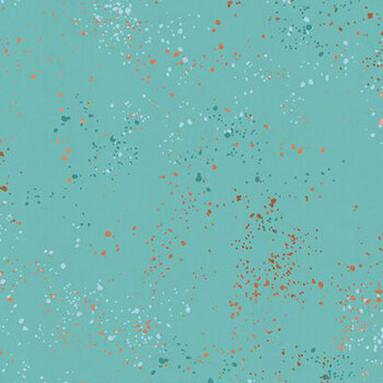 Speckled Metallic RS5027-72M Turquoise by Ruby Star Society for Moda Fabrics