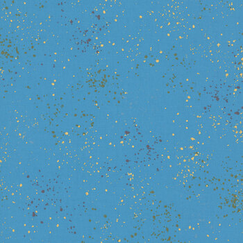 Speckled Metallic RS5027-50M Bright Blue by Ruby Star Society for Moda Fabrics