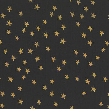 Starry RS4109-50M Metallic Black Gold by Ruby Star Society for Moda Fabrics
