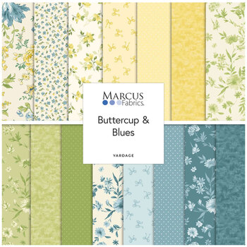 Buttercup & Blues  Yardage by Monika Zhu for Marcus Fabrics