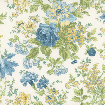 Buttercup & Blues R022034D Large Floral Multi by Monika Zhu for Marcus Fabrics