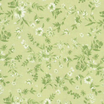 Buttercup & Blues R022036D Viney Floral Green by Monika Zhu for Marcus Fabrics