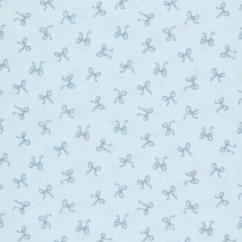 Buttercup & Blues R022038D Bows Sky by Monika Zhu for Marcus Fabrics