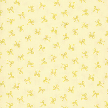 Buttercup & Blues R022038D Bows Yellow by Monika Zhu for Marcus Fabrics