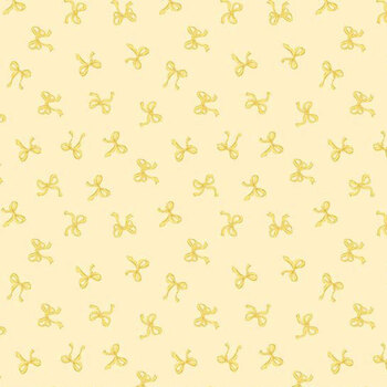 Buttercup & Blues R022038D Bows Yellow by Monika Zhu for Marcus Fabrics