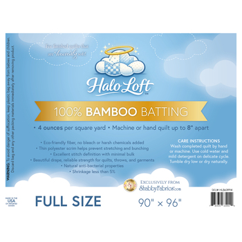 Bamboo Full Size Batting by Halo Loft